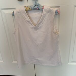 White v neck Lululemon top